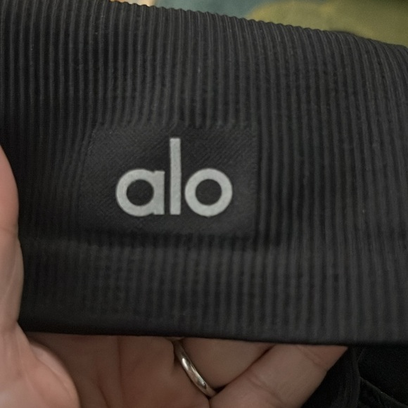 ALO Yoga High Waist Bike Short Black Medium - Picture 6 of 7